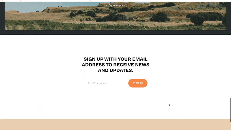 Footer Reveal - Squarespace Templates