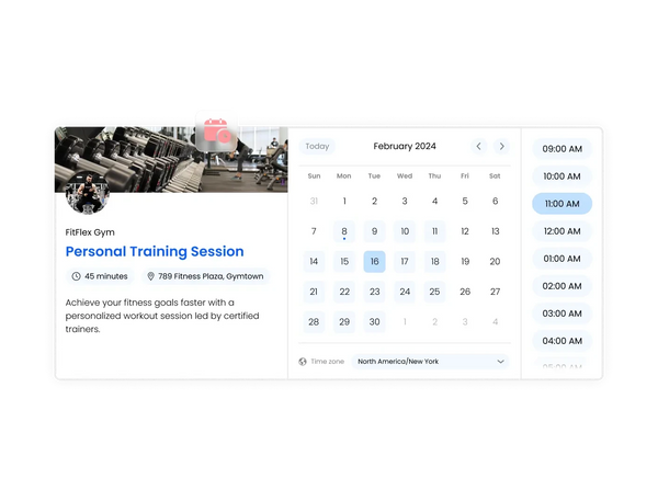 Free Booking widget – Squarespace UI Components on SquareLocator