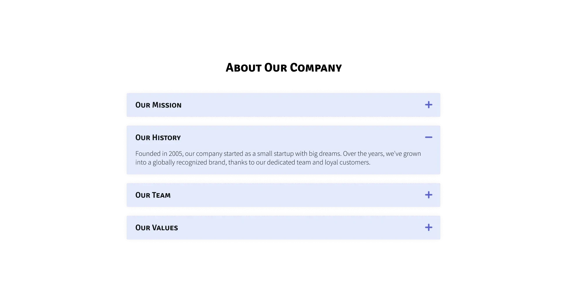 Free Collapsible Content Widget