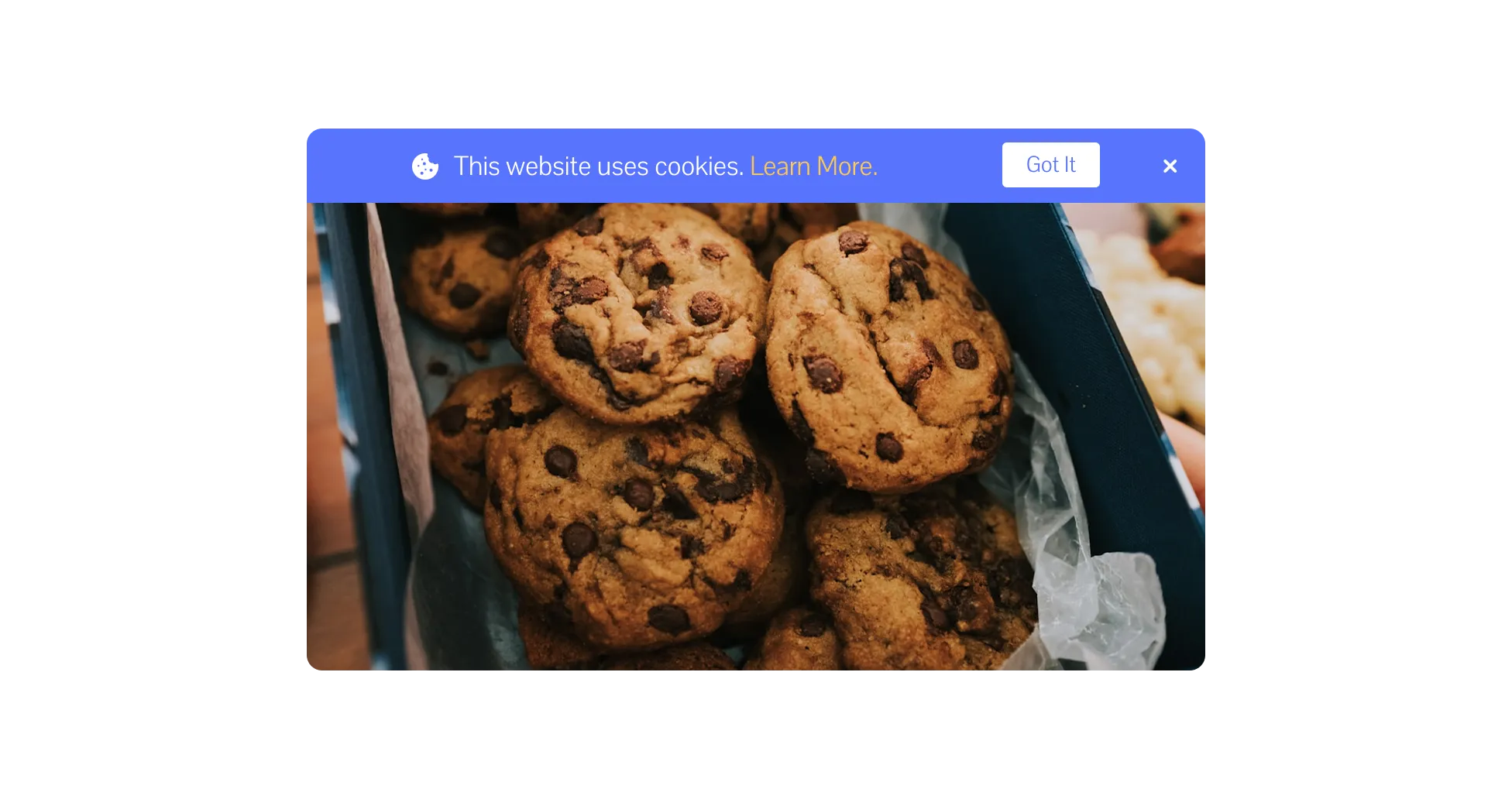 Free Cookie Banner Widget
