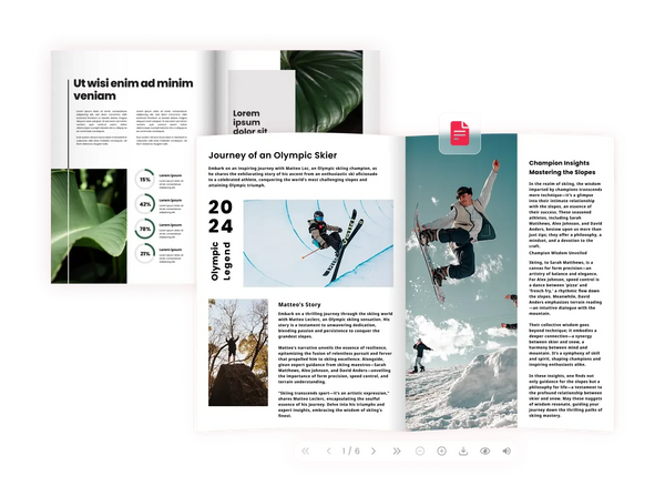 Free PDF Flipbook widget – Squarespace UI Components on SquareLocator