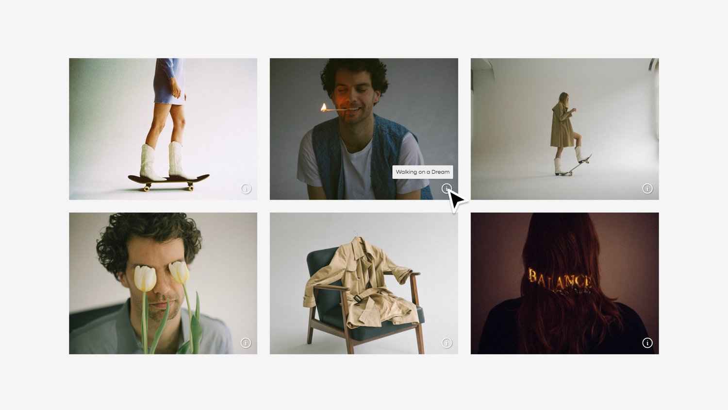Gallery Image Captions with Icon