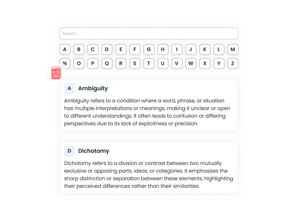 Glossary Widget – Squarespace UI Components on SquareLocator