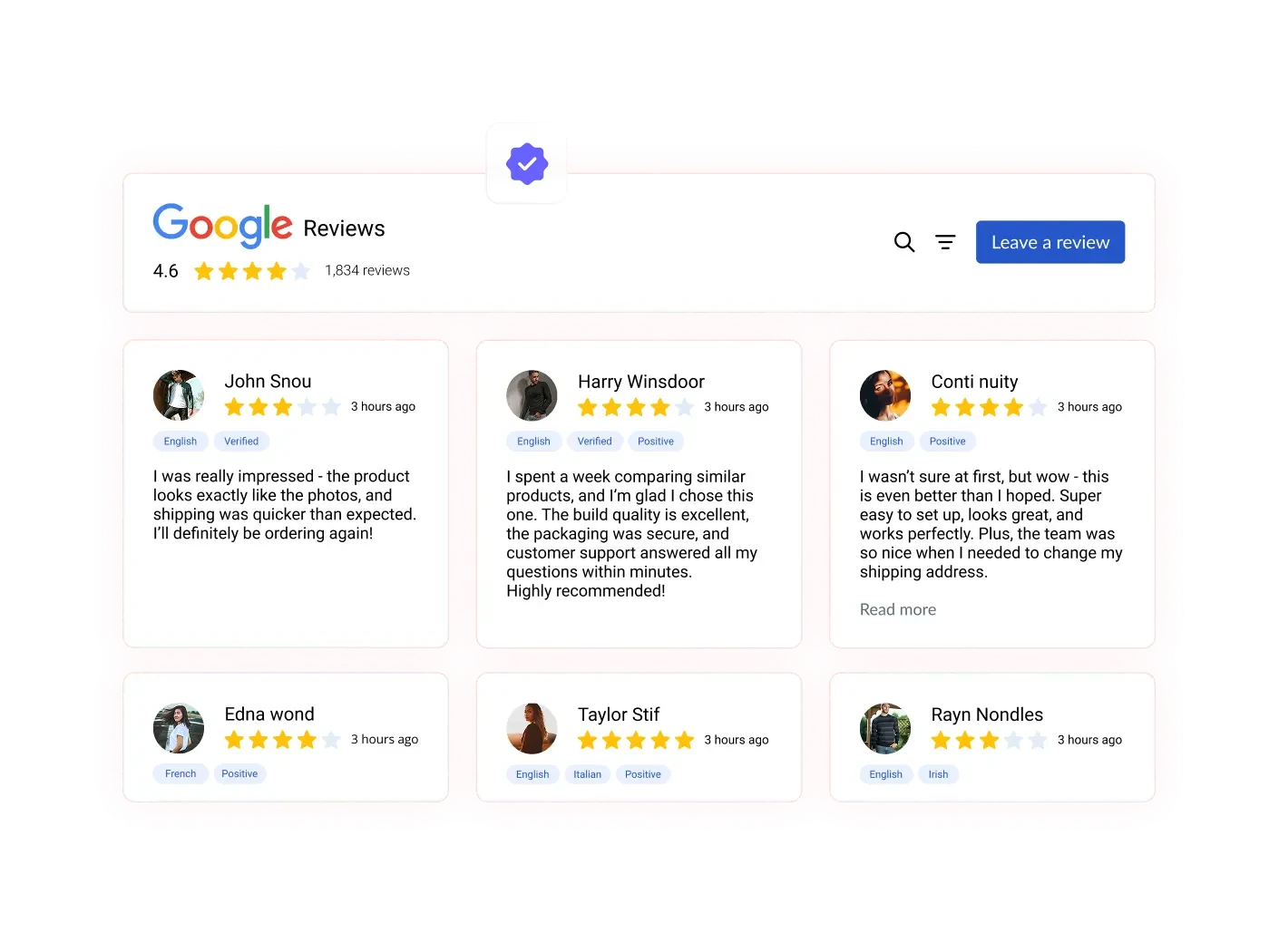 Google Reviews Widget