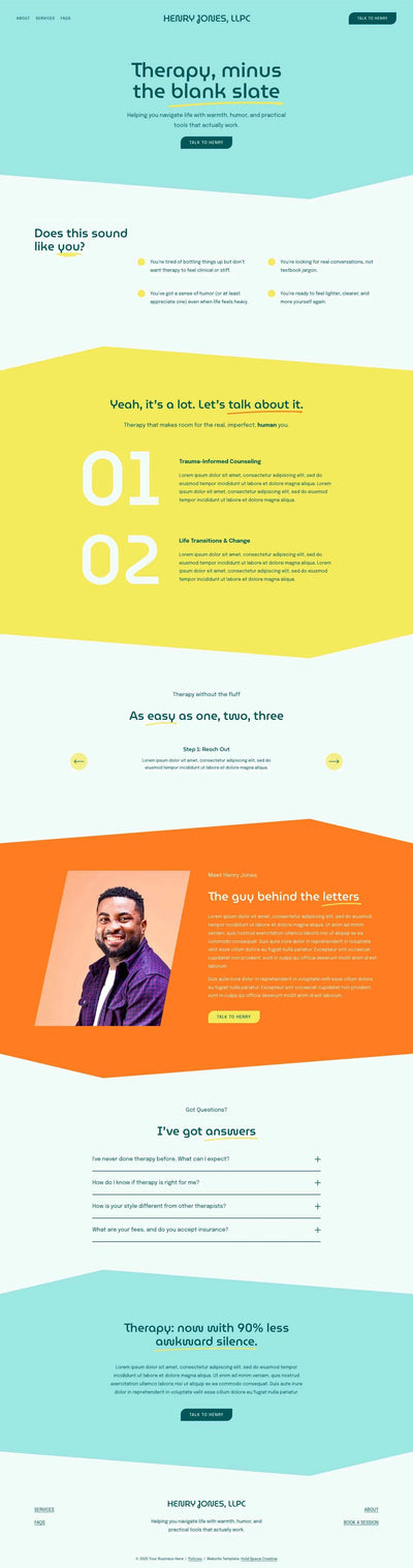 Henry - Squarespace Templates