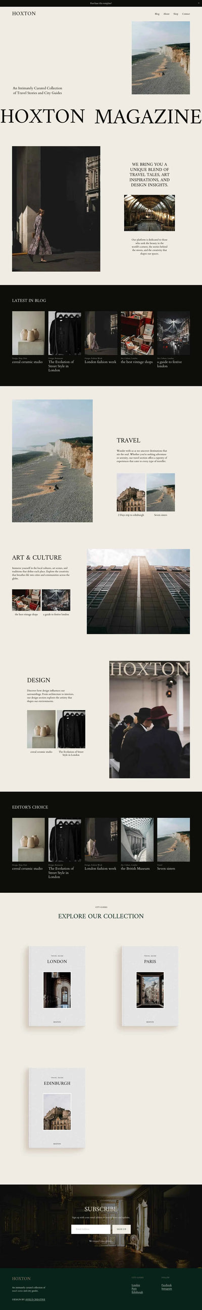 Hoxton – Squarespace Fashion & Beauty on SquareLocator