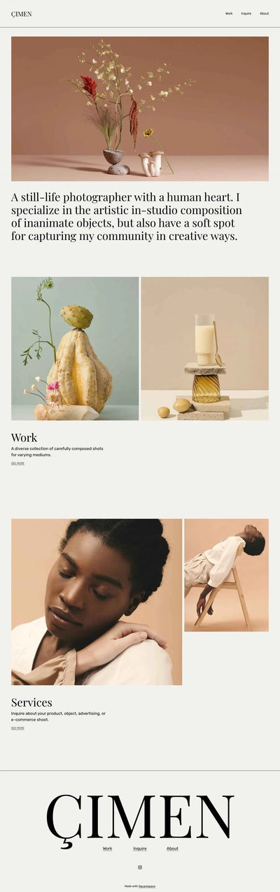 ÇIMEN – Squarespace Photography on SquareLocator