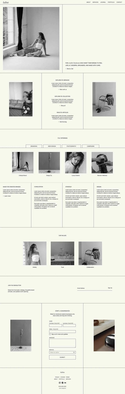 Kalina - Squarespace Templates