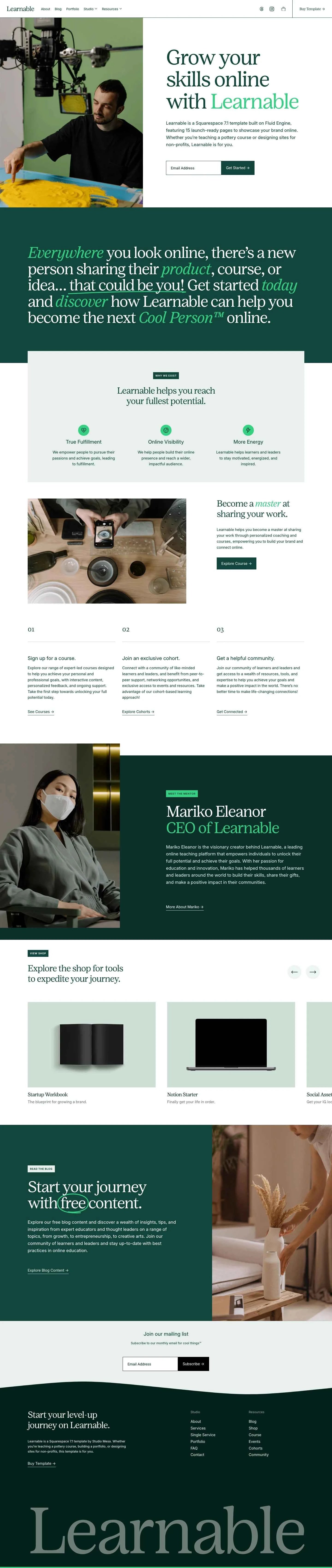 Learnable
