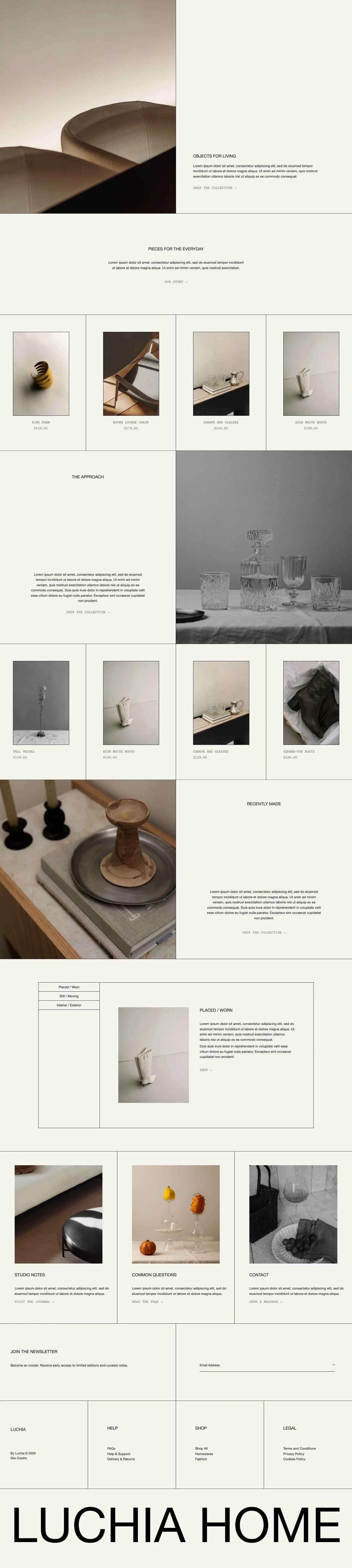 Luchia - Squarespace Templates