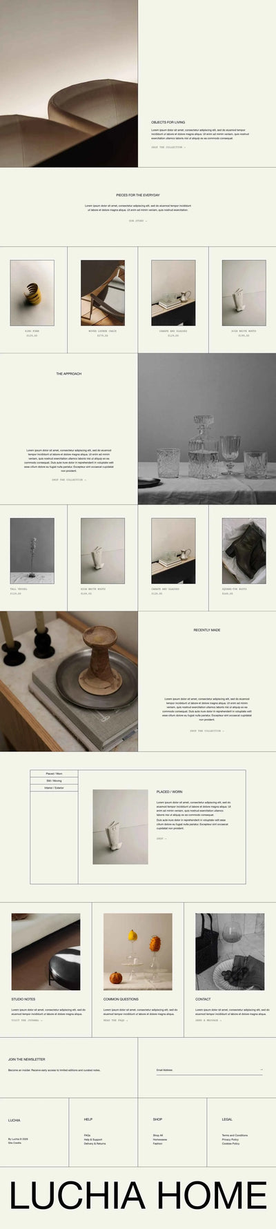 Luchia - Squarespace Templates