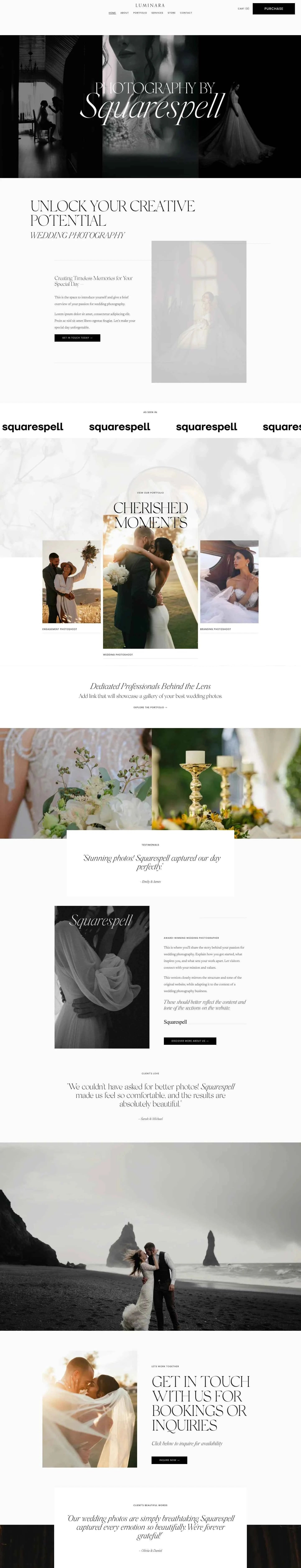 Luminara – Squarespace Photography on SquareLocator