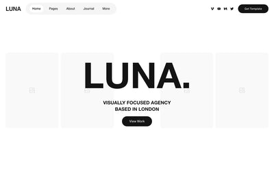 Luna - Squarespace Templates