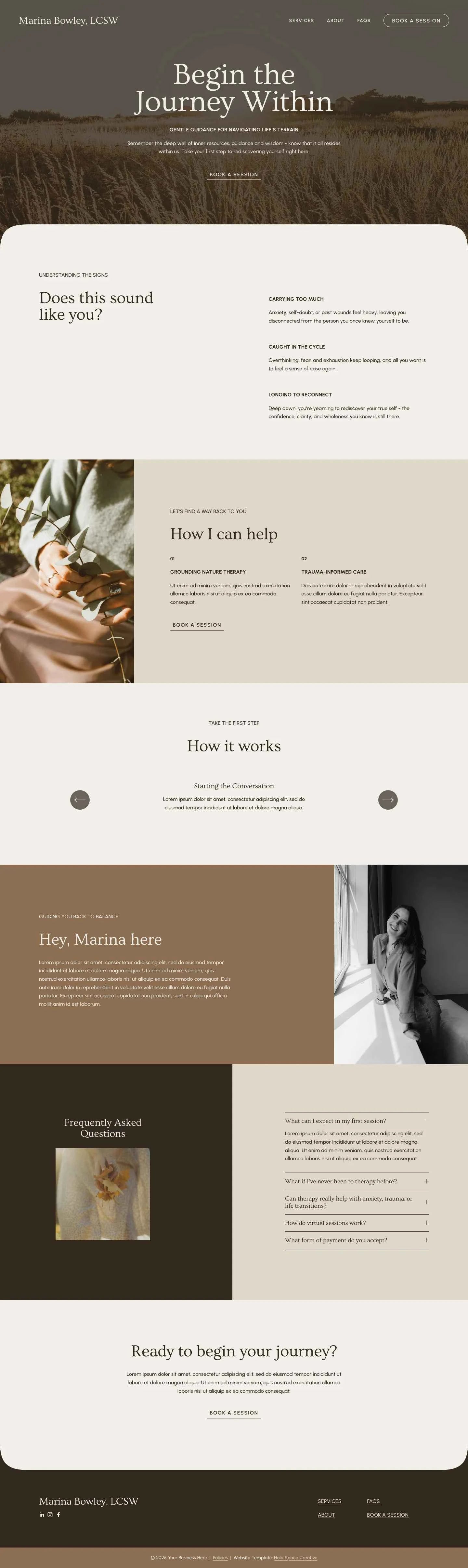Marina - Squarespace Templates