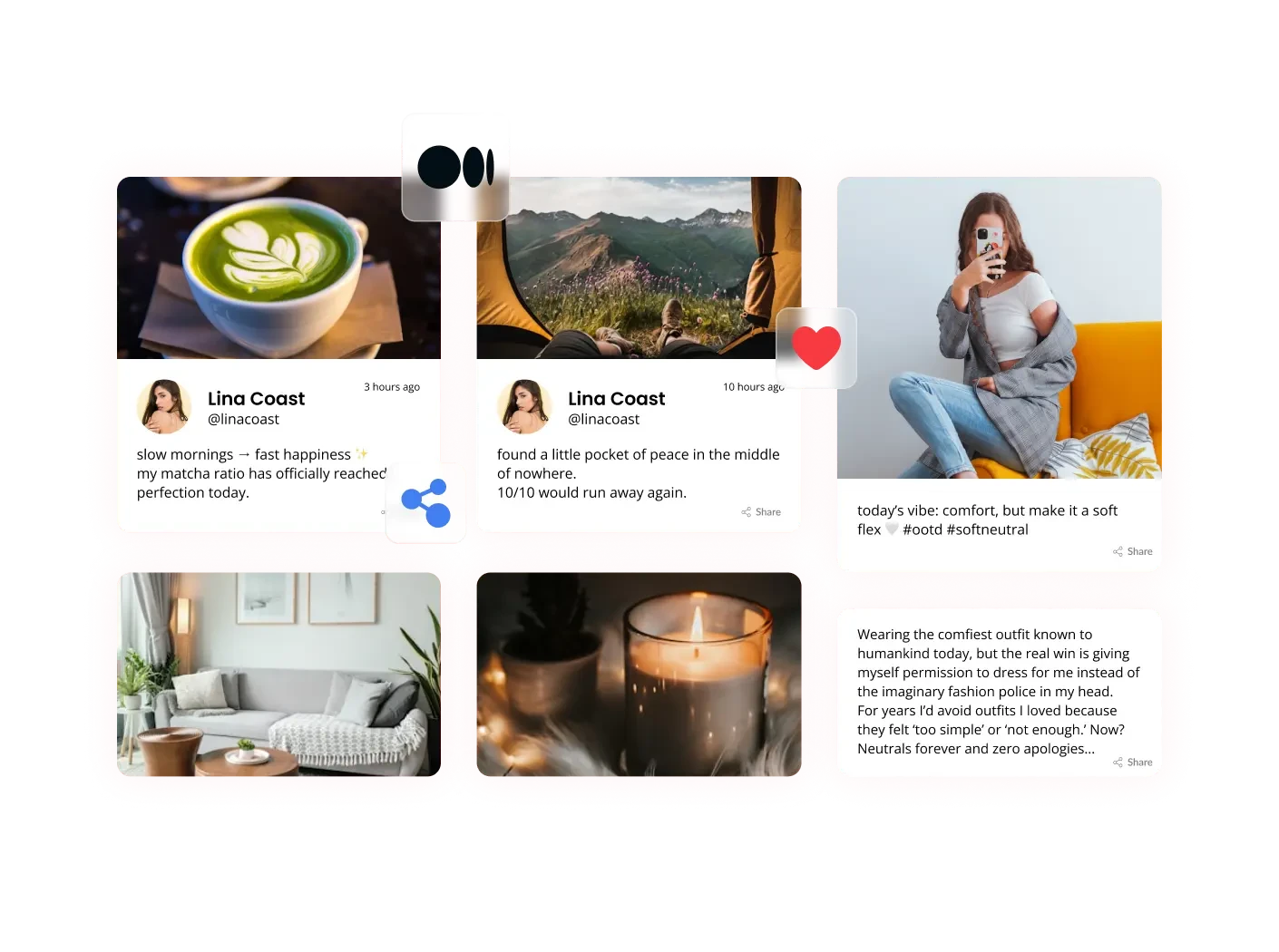 Medium Feed widget