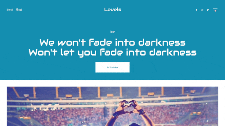 Mega Hamburger Menu - Squarespace Templates