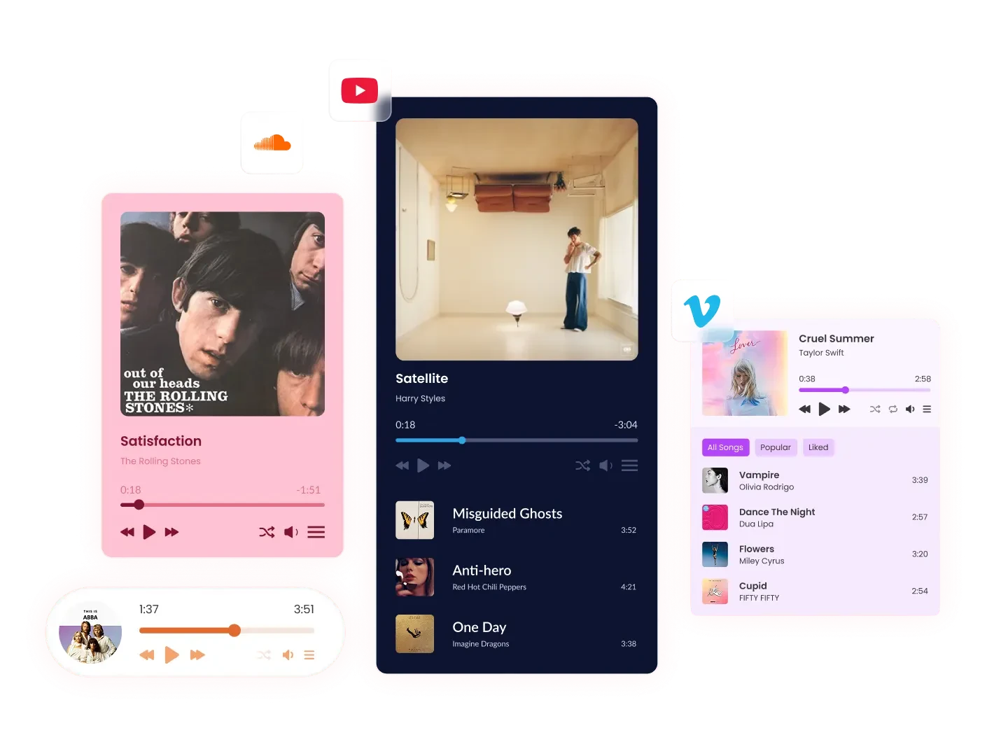 Music Player Widget for Websites