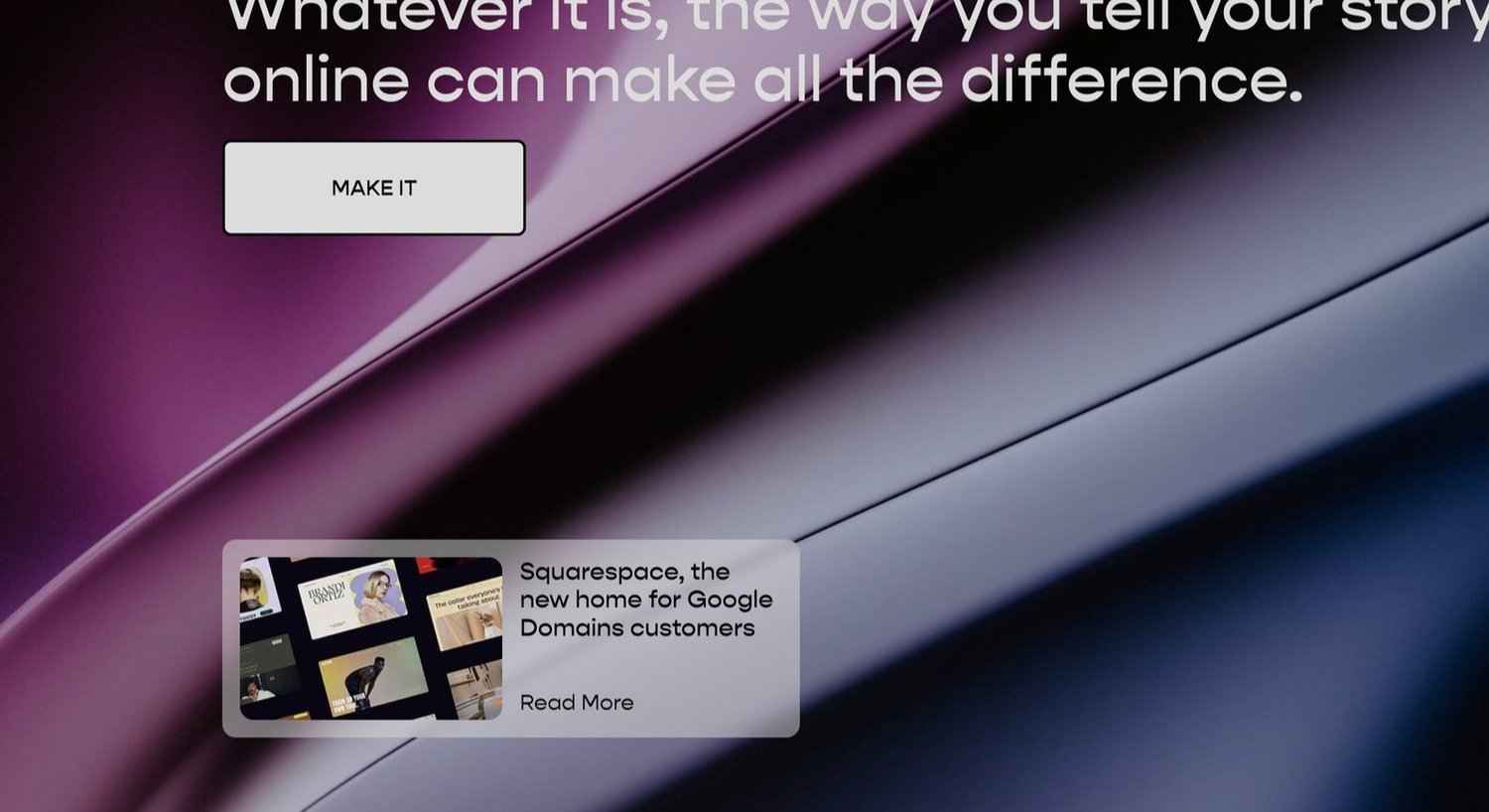 Notification Card with Glass Effect