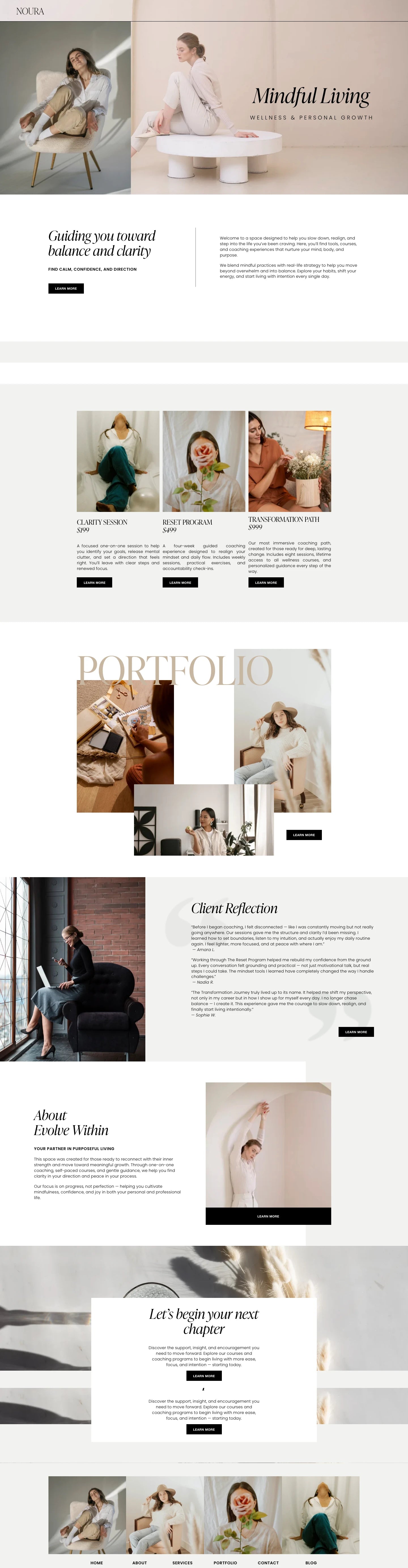 Noura – Squarespace Fitness & Wellness on SquareLocator