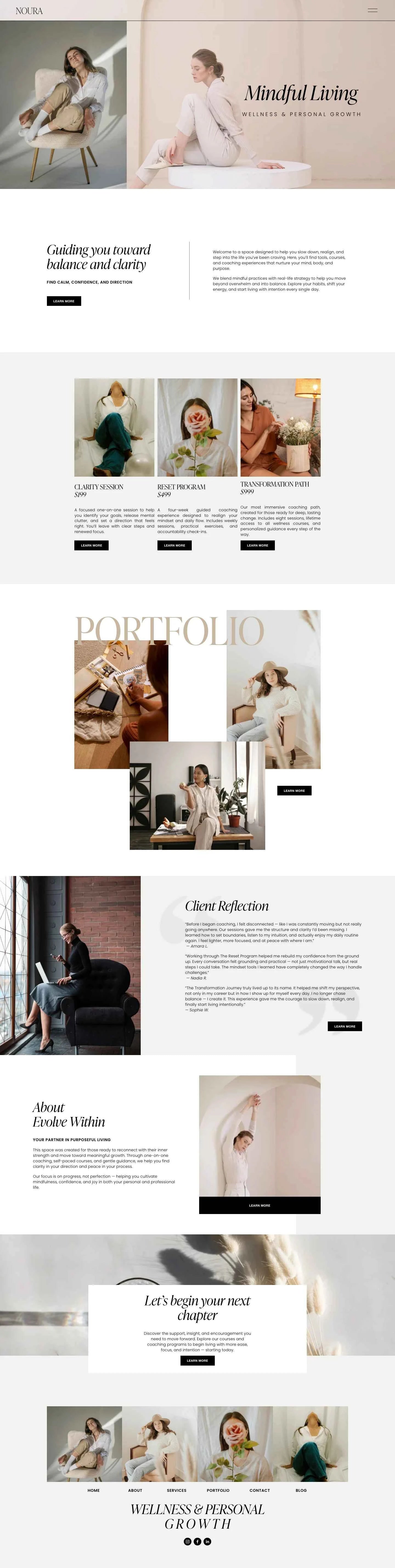 Noura – Squarespace Fitness & Wellness on SquareLocator