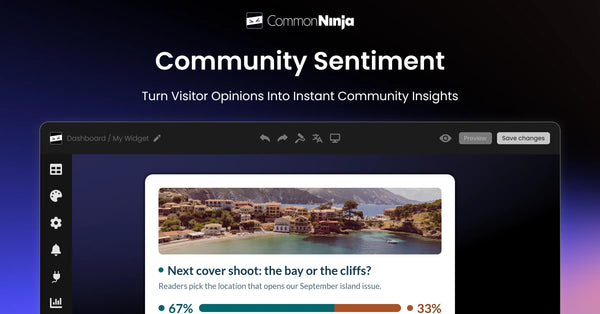 Community Sentiment Widget – Squarespace UI Components on SquareLocator