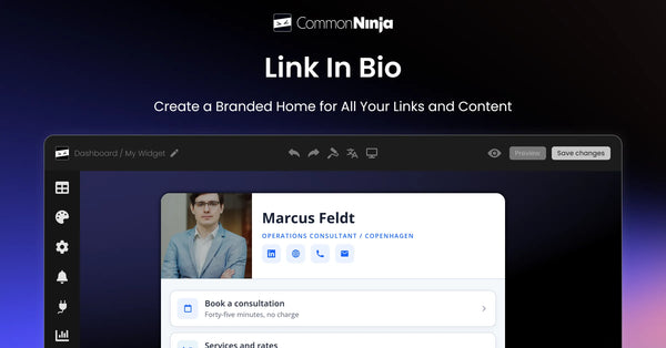 Link In Bio Widget – Squarespace UI Components on SquareLocator