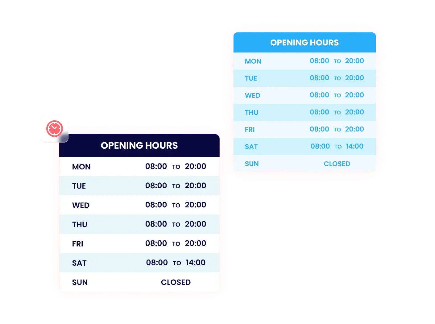 Opening Hours Widget