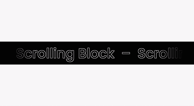 Outline Text – Squarespace Effects & Interactions on SquareLocator