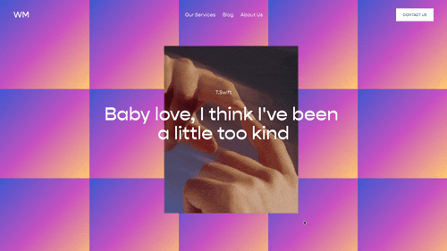 Patterned Background Gradients - Squarespace Templates