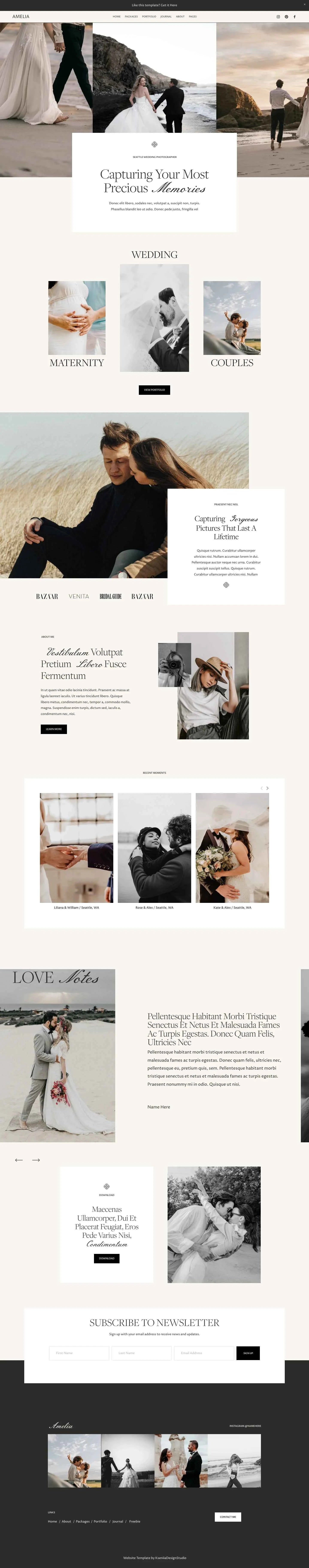 Photographer Portfolio