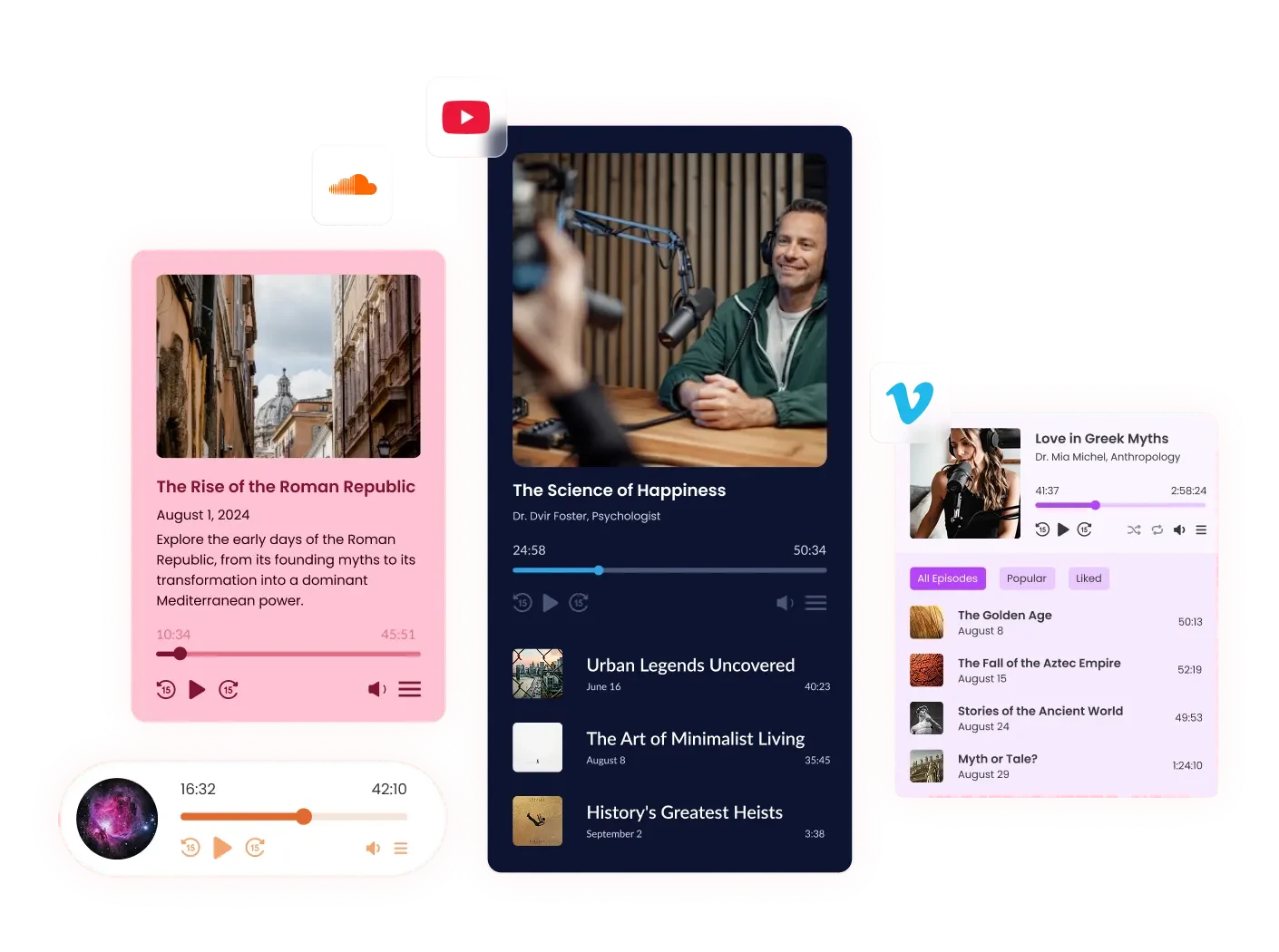 Podcast Player Widget