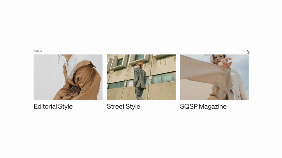 Portfolio Items in Summary Blocks - Squarespace Templates