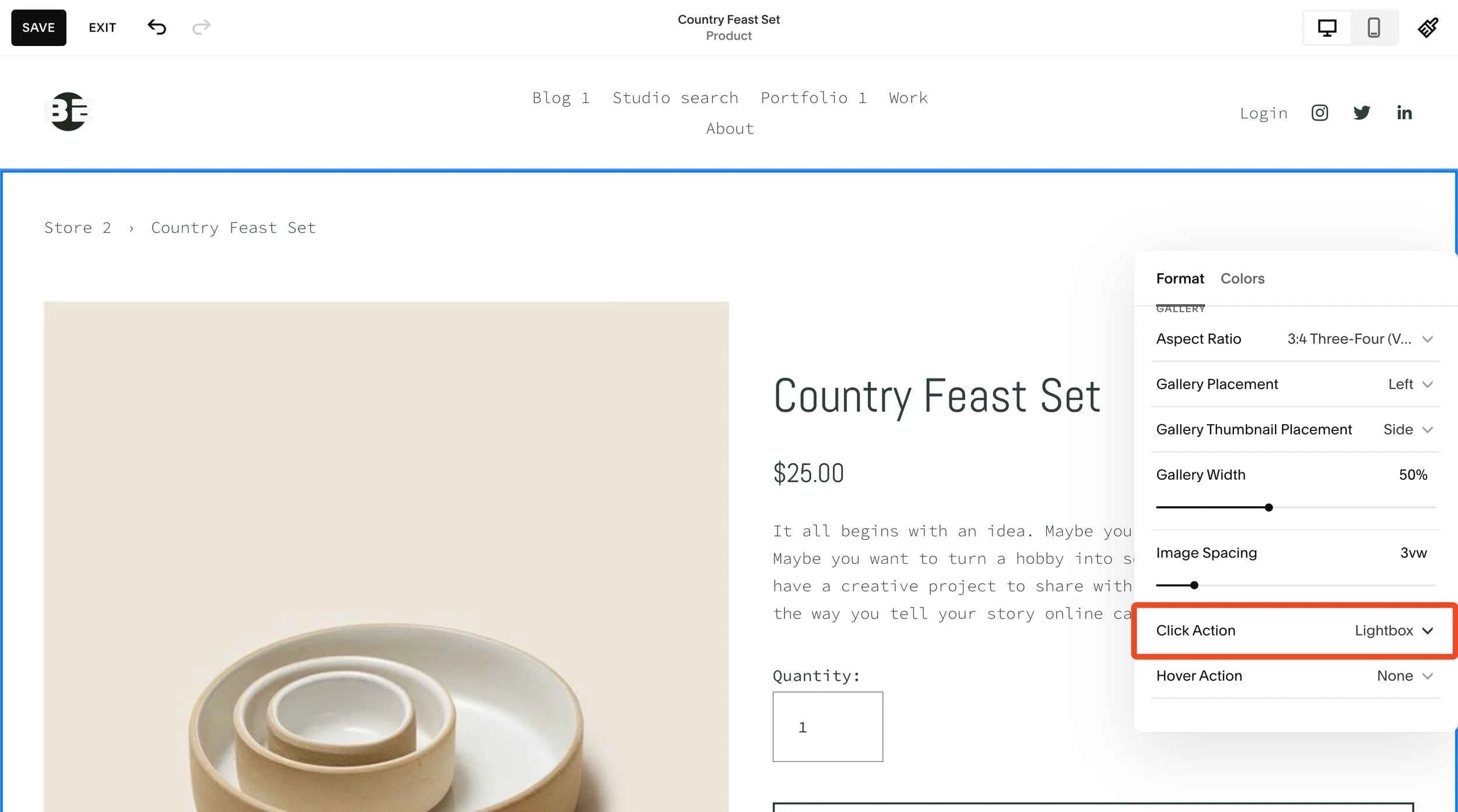 Product Lightbox For Squarespace