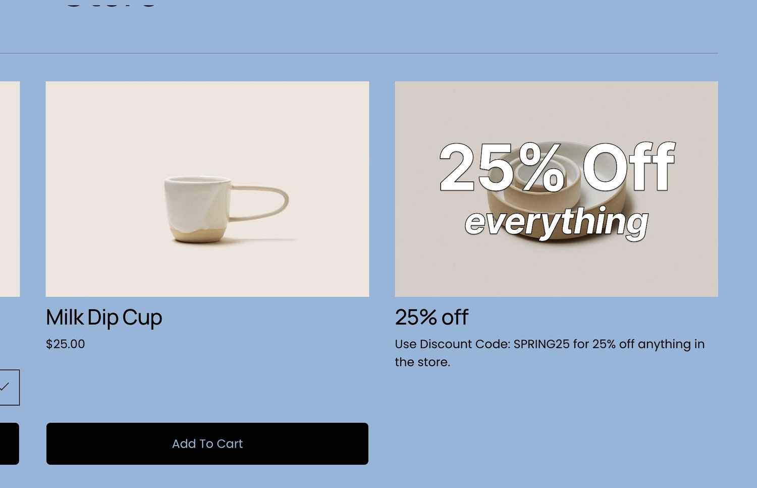 Promotion Item in Products Catalog