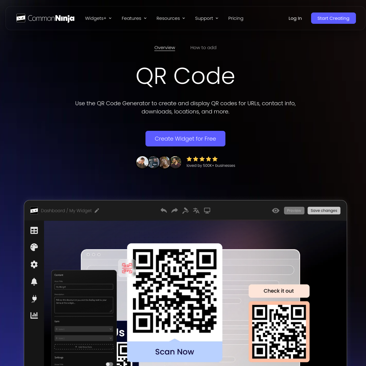 QR Code Widget for Squarespace by Common Ninja
