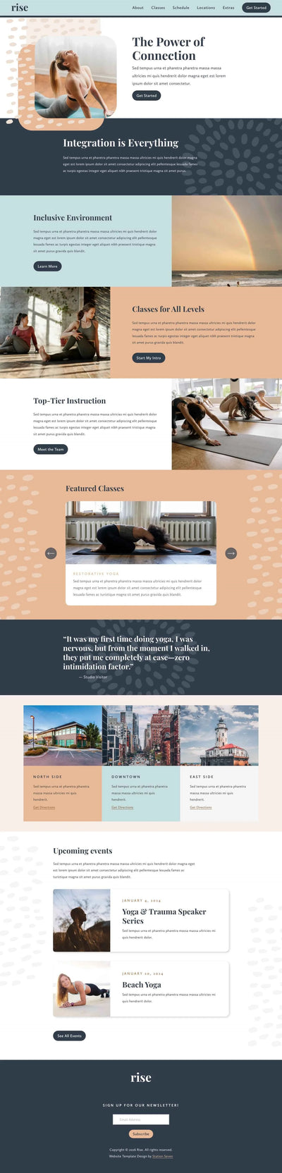 Rise – Squarespace Fitness & Wellness on SquareLocator