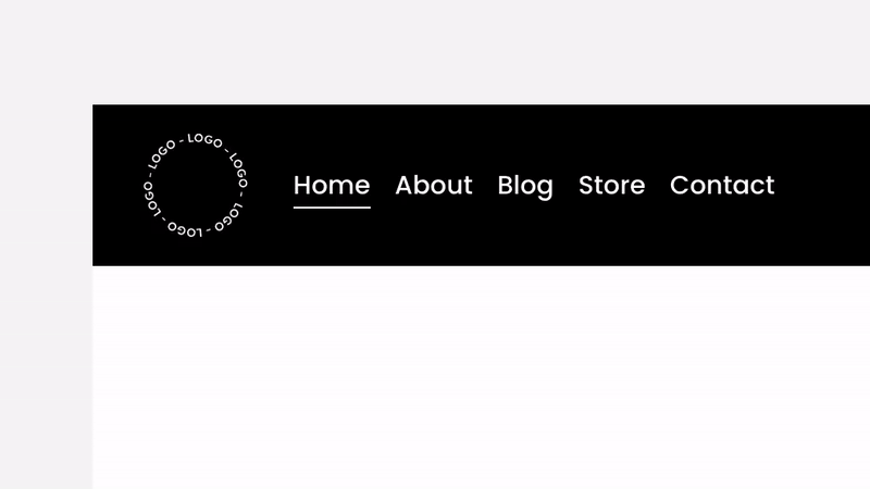 Rotating Logo (Site Header) – Squarespace Effects & Interactions on SquareLocator
