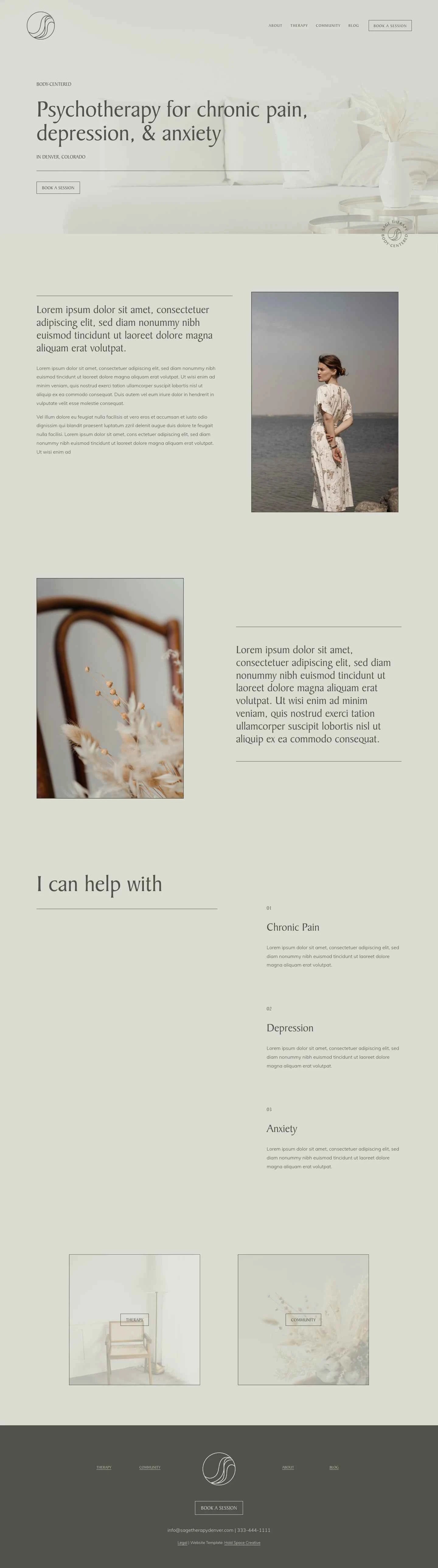 Sage - Squarespace Templates