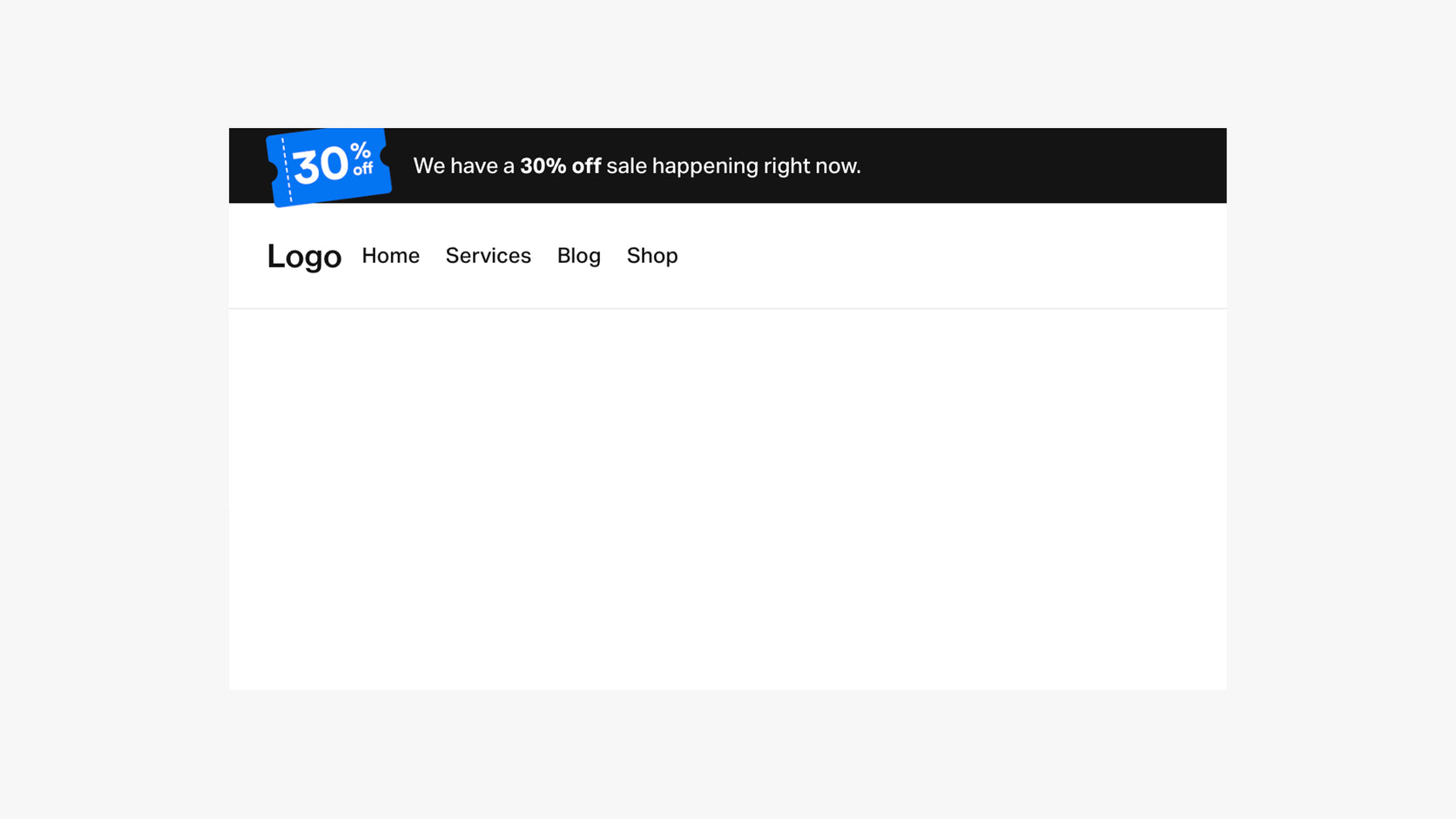 Sale Tag Announcement Bar – Squarespace Effects & Interactions on SquareLocator