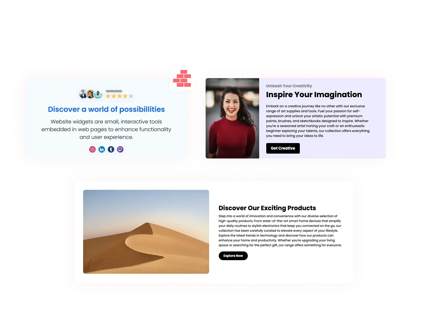 Section Builder Widget | Easy Custom Content Blocks