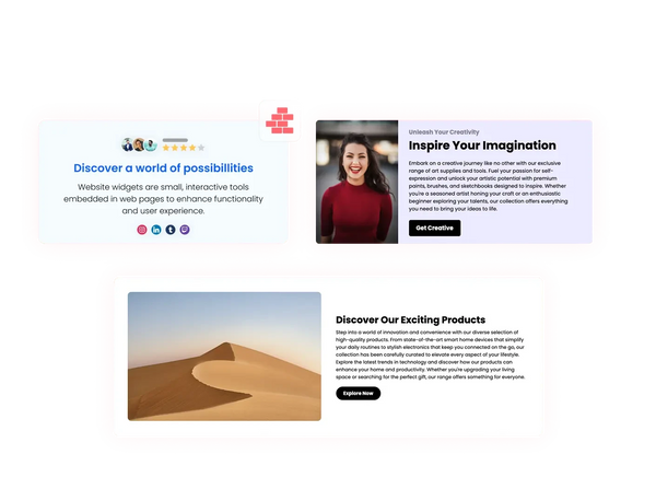 Section Builder Widget | Easy Custom Content Blocks – Squarespace Layout & Sections on SquareLocator