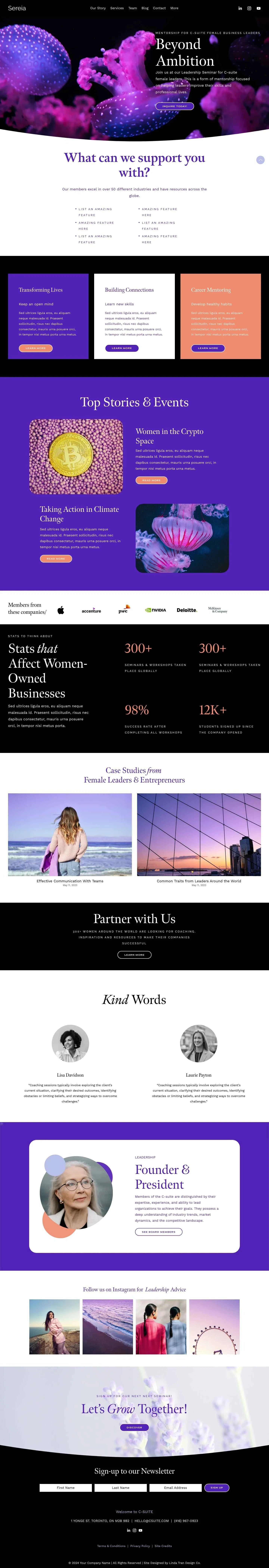 Sereia - Squarespace Templates