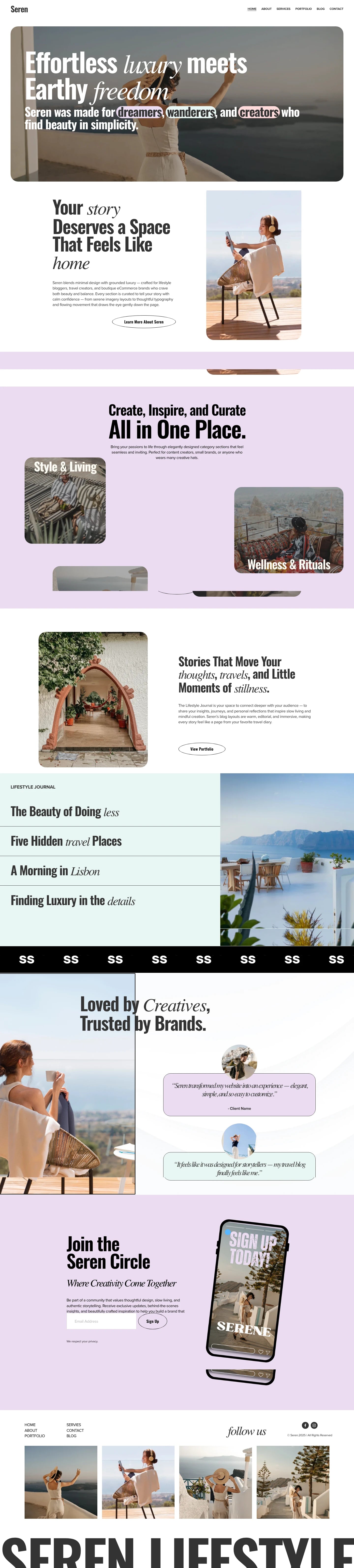 Seren – Squarespace Art & Design on SquareLocator