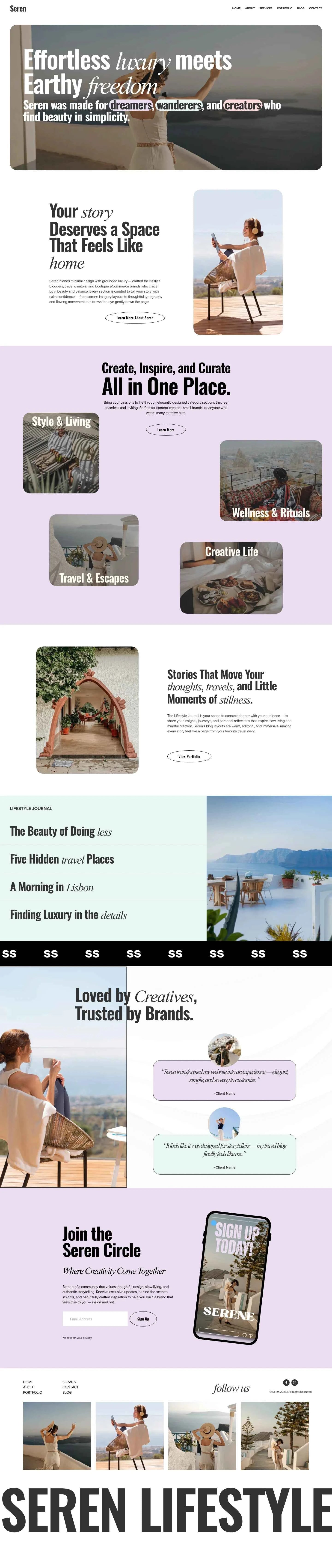 Seren – Squarespace Art & Design on SquareLocator
