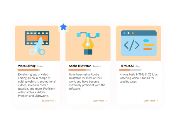 Skill List Widget – Squarespace UI Components on SquareLocator