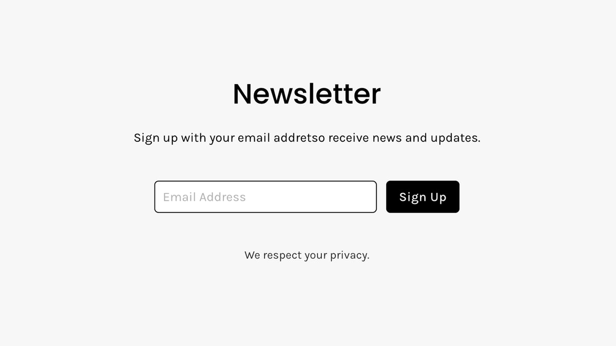 Skinny Style (Newsletter Block) – Squarespace Theming & Styling on SquareLocator