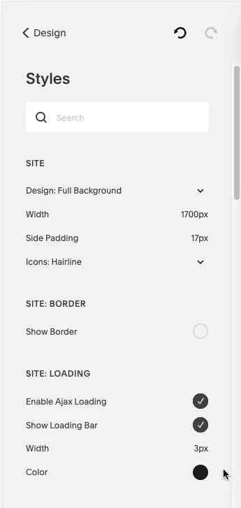 Squarespace Admin UI Tweaks