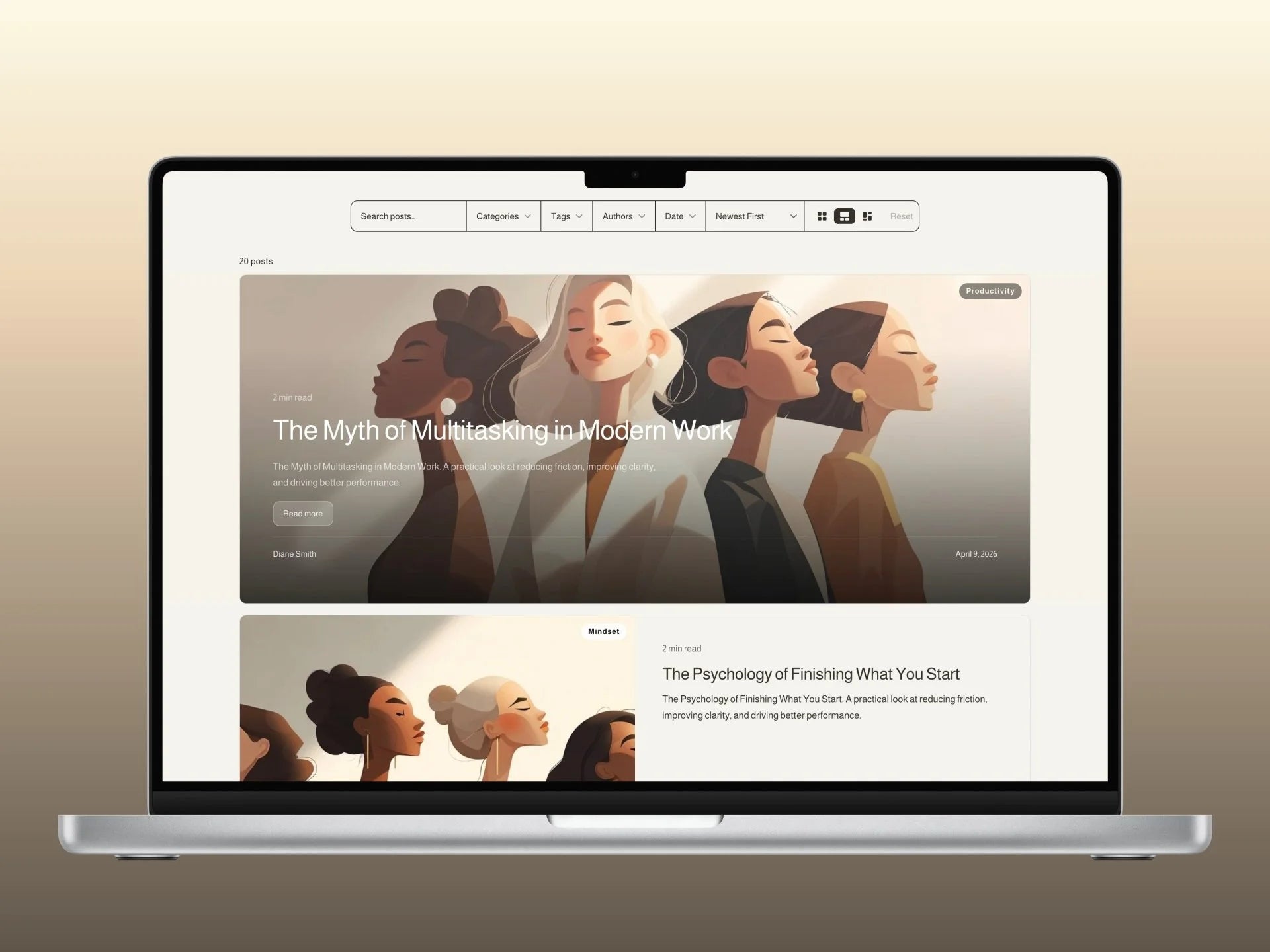 Squarespace Blog Filter