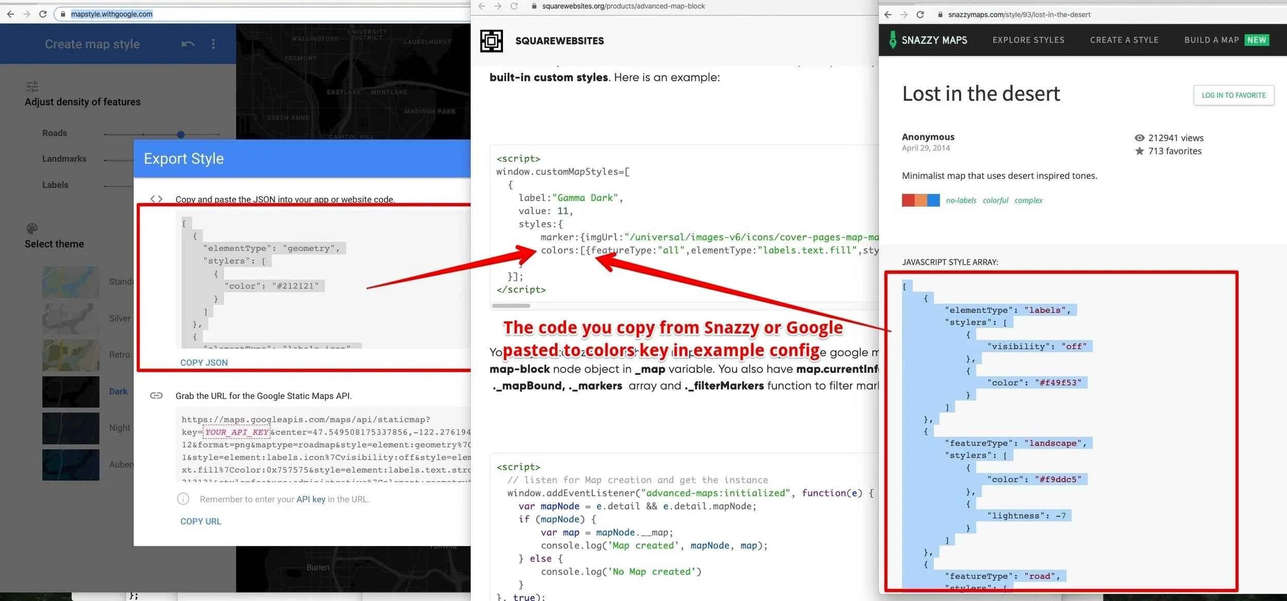Squarespace Interactive Maps
