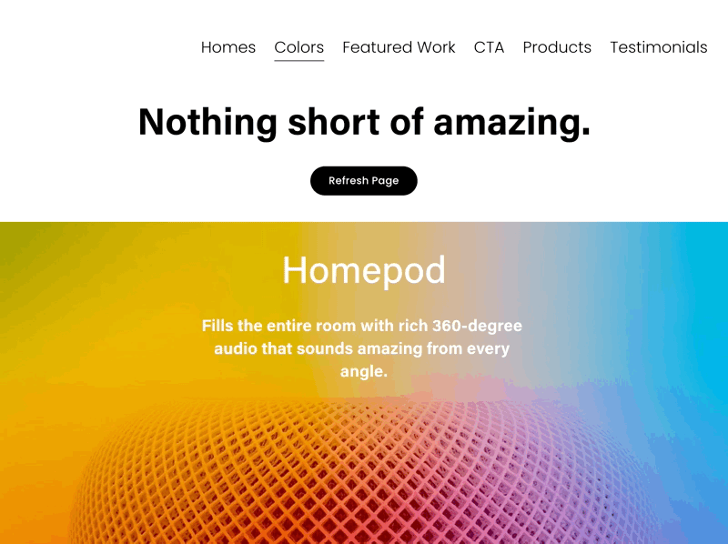 Squarespace Section Shuffle